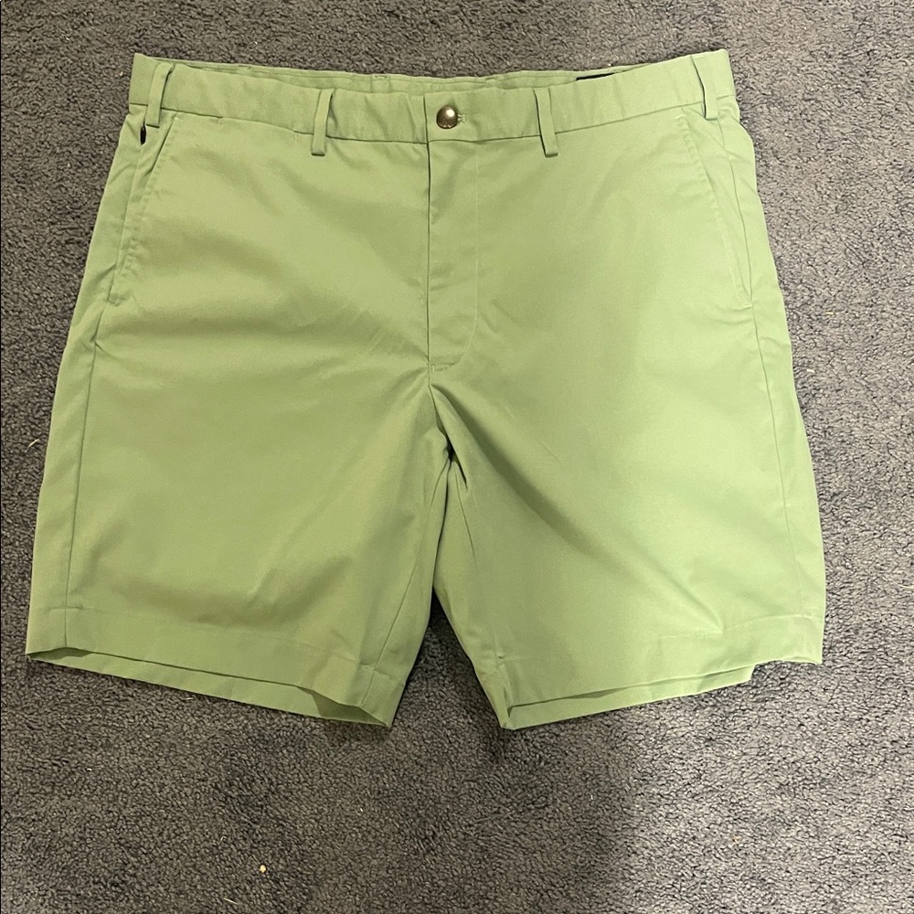 Ralph Lauren Light Green Flat Front Shorts